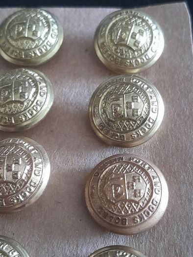 old Dublin port dock  buttons