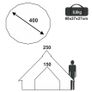Family Tent Waterproof 4 to 6 person Image 3