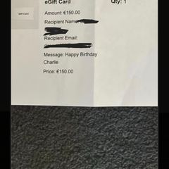 gift card