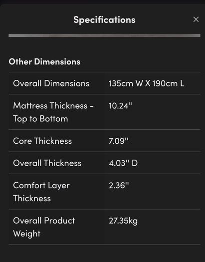 Brand new Hybride Double Mattresses