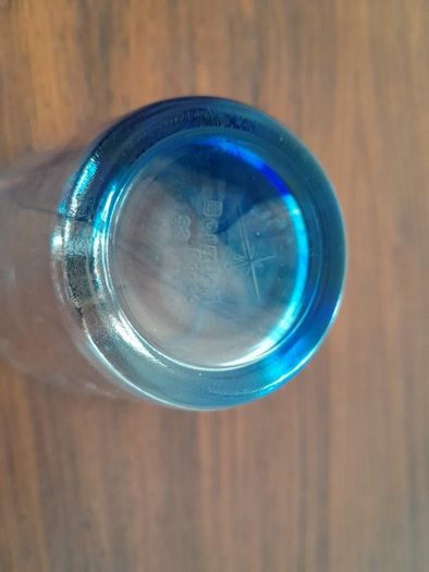 Bormioli Rocco Murano Blue Swirl Glass