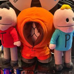 Vintage 1998 South Park Plush Bundle - Terrance, Phillip & Kenny (Fun 4 All)