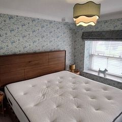 Superking  Hamilton Aged Oak Bed Frame & Mattress