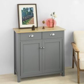 Sideboard Kitchen cabinet with worktop  Hallway Cabinet Grey