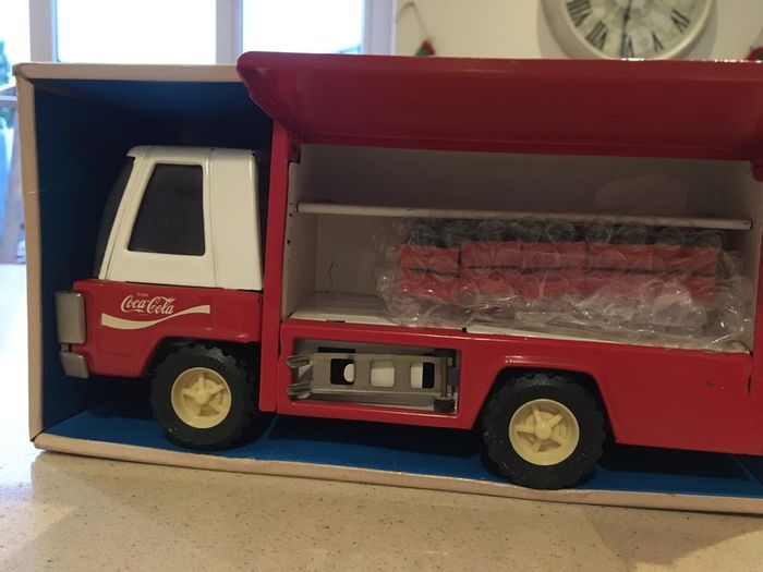 Coca Cola 1970 Buddy L Steel Truck Rare MINT with original box