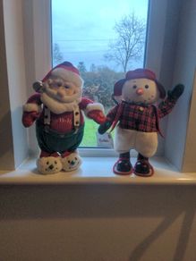 Christmas battery operated figures