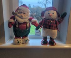 Christmas battery operated figures