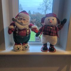 Christmas battery operated figures