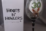 Novelty 30th Birthday Wine Glass ..  4 euro Each Glass or 3 for 10.00 euro