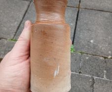 Stoneware ink bottle
