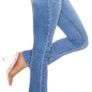 BOOTCUT HIGHWAIST JEANS WITH SLIT size xs s s to small m   for taller girl Image 3