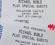 Michael Buble Tickets Malahide Castle