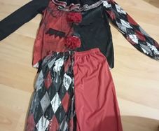 Clown Costume with Wig