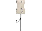 Adjustable Dress Form Female Cream M Size 40-46