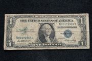 Certificate USA One dollars Bills, blue seal 1935 Letter "E"