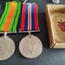 WWII Royal Navy 5 Medal Group, Named Original Medal Box - Original WWII Royal Navy medal Image 3