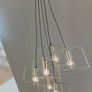 Wire Framed Pendant Cube Lights Image 3