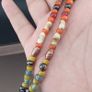 Antique Venetian Style MultiColor Mix Glass Beads Necklace Image 5
