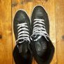 Social & Co Grey Asti Hi Trainers Mens Image 3