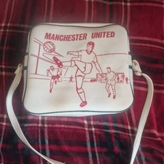 Vintage Manchester United 1970 Football Bag