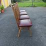 4 oak dinning chairs Image 2