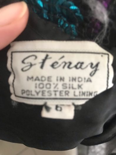 vintage sequin midi dress