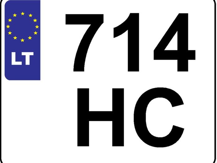 Custom Motorbike Plates