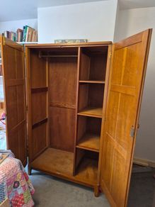 Wardobe, single, solid wood.