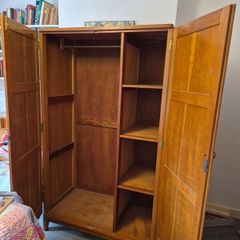 Wardobe, single, solid wood.