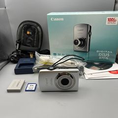 Canon IXUS 870 IS 10MP Digital Camera Silver Tested - Boxed - Full Kit