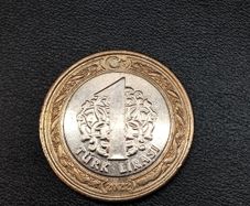 Turkey 1 Turk Lirasi coin