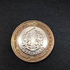 Turkey 1 Turk Lirasi coin