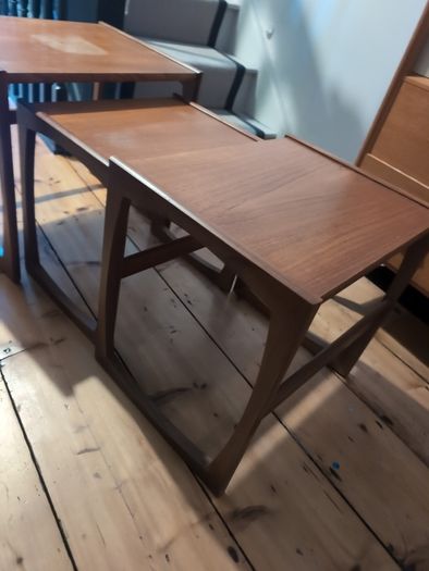 Vintage tables G plan quadrille nest of tables