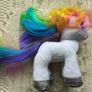 TY Beanie Boos Starr about 6" White Pony Plush Stuffed Animal Toy new Please look at the pictures Image 7