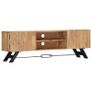 TV Cabinet 140x30x45 cm Solid Acacia Wood Image 10