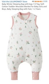 Footie sleepsack / with legs - approx 6-12 months