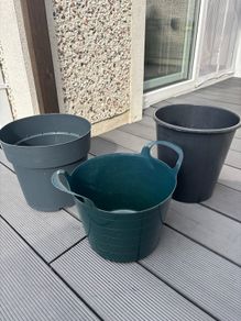 Plastic Plant Pots Bundle