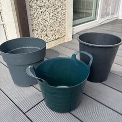 Plastic Plant Pots Bundle