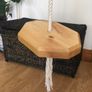 Kids swing, wooden indoor swing, handmade tree swing, children gift idea Image 7