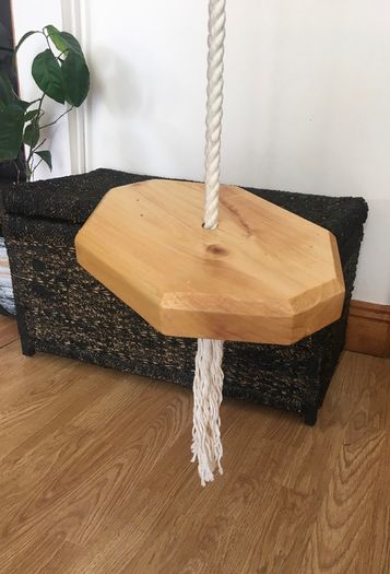 Kids swing, wooden indoor swing, handmade tree swing, children gift idea