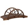 NEW SALE | Garden Bridge with Half-wheel 99x50x38 cm Solid Wood Fir Image 5