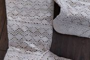 Cream crochet boots-uk7