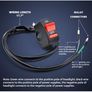 Motorcycle Handlebar Toggle Push Button Headlight Switch Image 6
