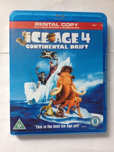 Ice Age (Blue Sky Studios) 2002-2012 (Movies 1-4) [Blu-ray 4x Animated Movies]