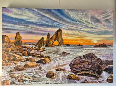 Crohy Head Sea Arch Stack, Co. Donegal | Oil Painting