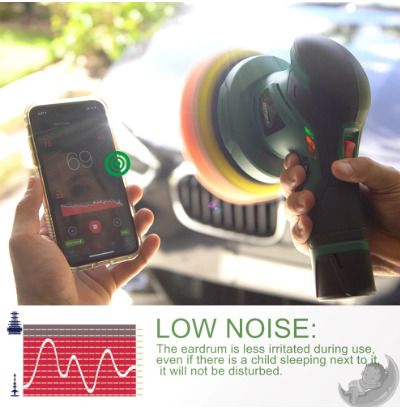 BRAND NEW Cordless Car Polisher 12v Machine Tool Circles for Polishing of Soils Brushless Sanding Machines Orbital Grinding Machine
