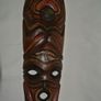 Two Large Wooden Masks Image 7