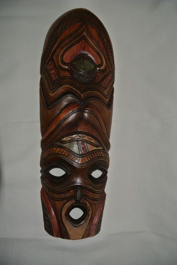 Two Large Wooden Masks