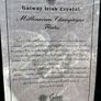Vintage Galway Crystal Champagne Flutes (2000) - Elegance for Celebratory Moments Image 2