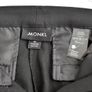 Monki Beauty uniform for college Bife Black Wide Leg High Waisted Trousers, Size 36 (UK 8) Image 4